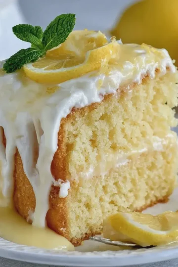 Lemon Sour Cream Cake