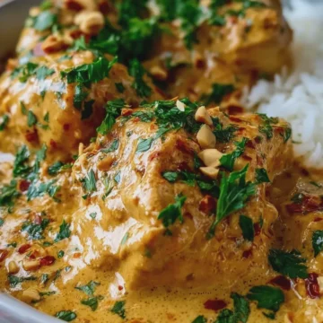 Creamy Peanut Chicken