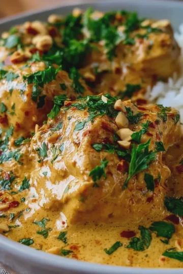 Creamy Peanut Chicken