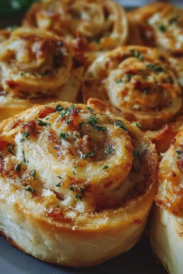 Chicken Cheese Pinwheels
