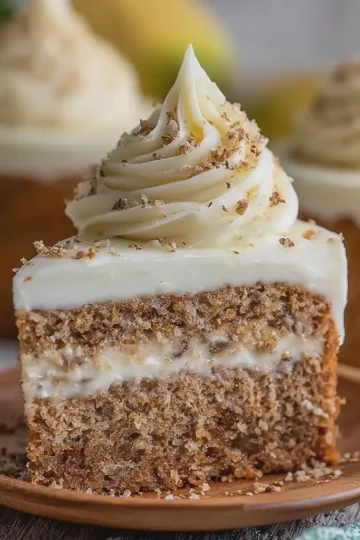 Banana Cake with Buttercream Frosting