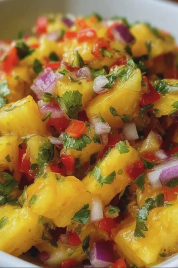 Pineapple Mango Salsa