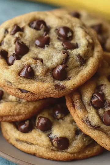 Chocolate Chip Banana Cookies