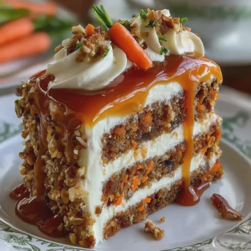 Salted Caramel Carrot Dream Cake