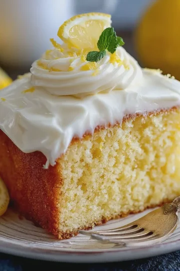 Lemon Sour Cream Cake