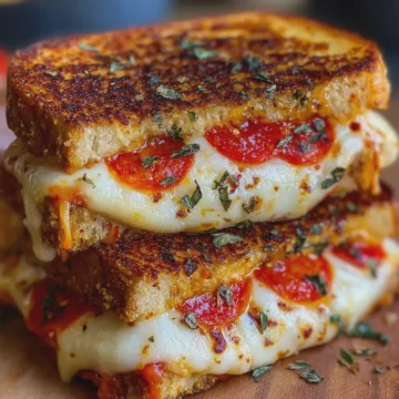 Pizza Grilled Cheese Sandwiches