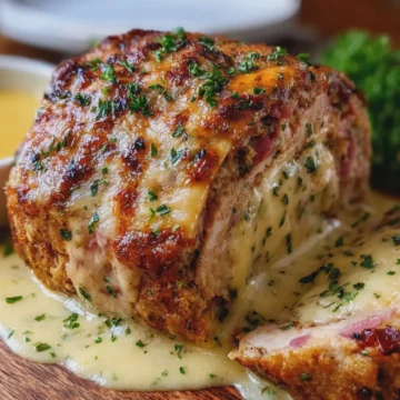 Chicken Cordon Bleu Meatloaf