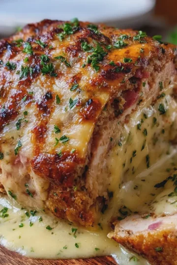 Chicken Cordon Bleu Meatloaf