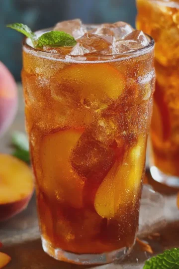 Sweet Peach Iced Tea