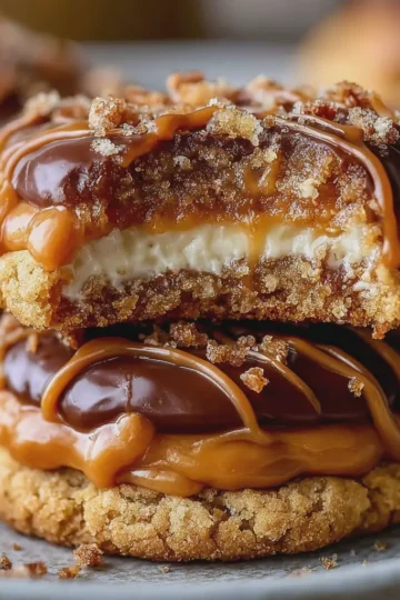 Caramel Cheesecake Cookies
