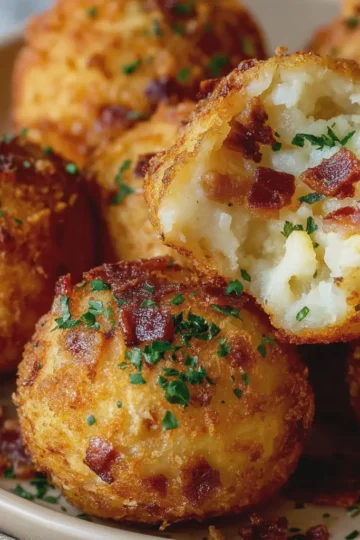 Loaded Mashed Potato Balls