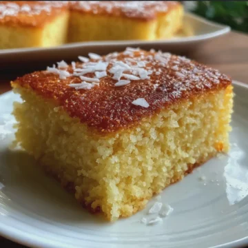 Coconut Semolina Cake
