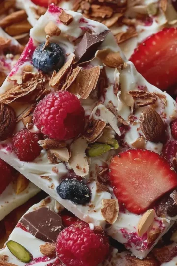 Frozen Yogurt Bark
