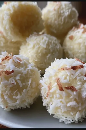 No-Bake Coconut Cream Balls