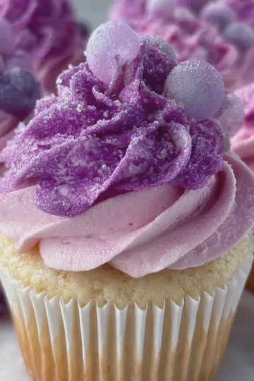 Grape Soda Cupcakes