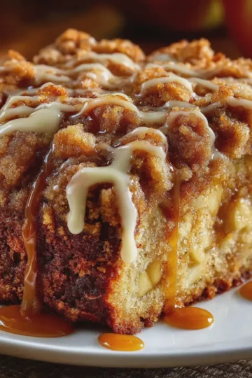 Apple Crumb Cake 🍂✨