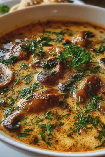 Hungarian Mushroom Soup 🇭🇺