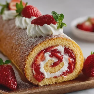 Strawberry Roll Cake