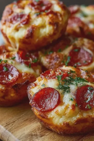 Cheesy Turkey Pepperoni Pizza Bites