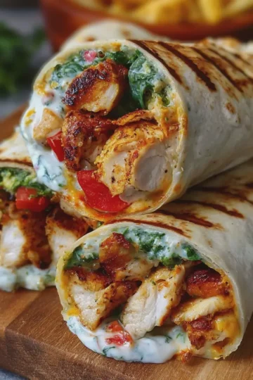 Chicken Ranch Wraps