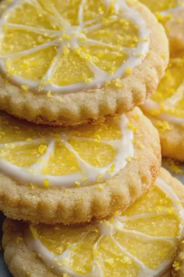 Slice & Bake Lemon Cookies