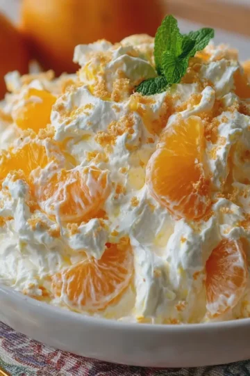 Orange Creamsicle Fluff Salad