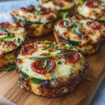 Zucchini Pizza Bites