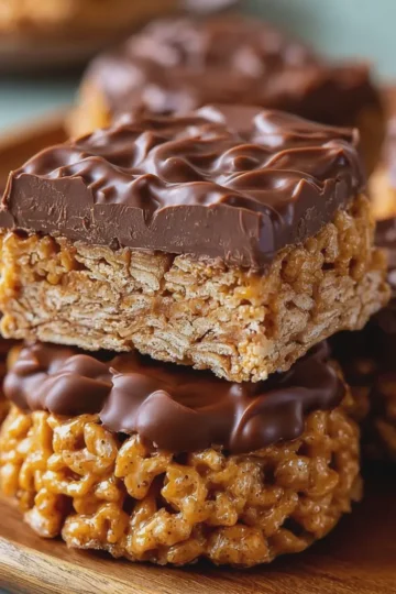 No-Bake Reese's Krispy Treat Cookies 🍪
