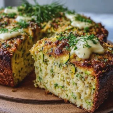 Savory Zucchini Kefir Cake
