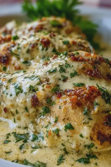 Creamy Crockpot Parmesan Garlic Chicken for Cozy Nights