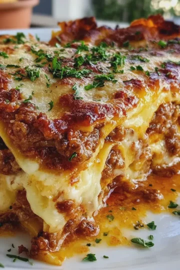 Beef & Cheese Lasagna