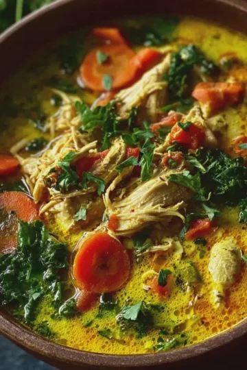 Anti-Inflammatory Turmeric Chicken Soup