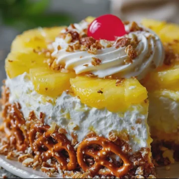 Pineapple Pretzel Salad