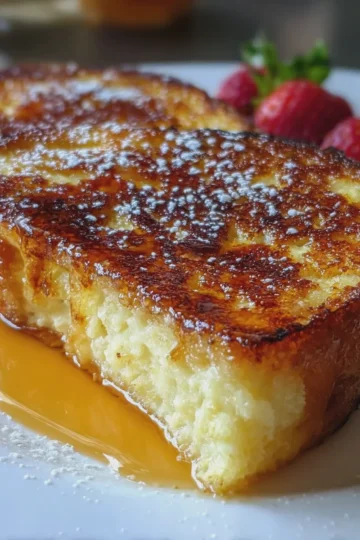 Overnight Crème Brûlée French Toast