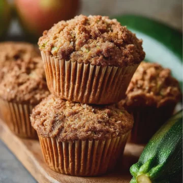 Apple Cinnamon Zucchini Muffins