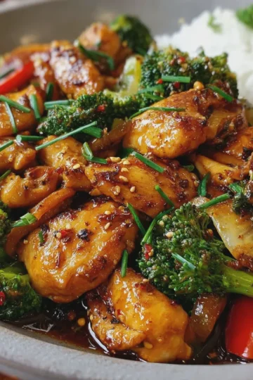 Honey Garlic Chicken Stir-Fry