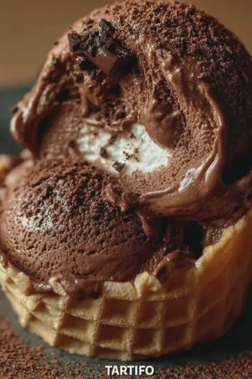 Tartufo (Italian Chocolate Gelato Dessert)