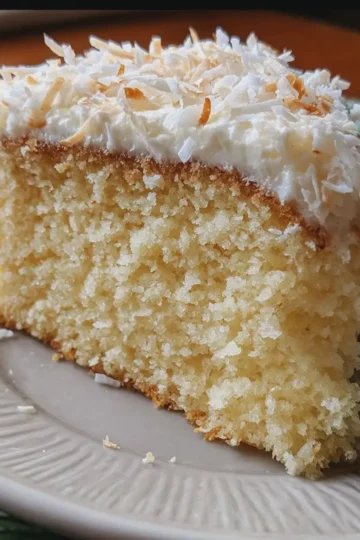 Creamy Coconut Cake