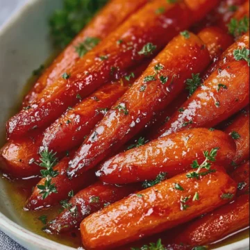 Easy Maple Glazed Carrots