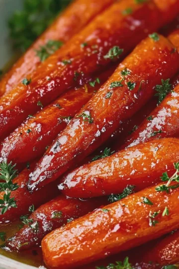 Easy Maple Glazed Carrots