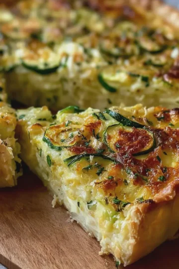 This Zucchini Onion Pie Is Irresistible!
