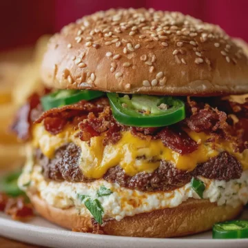 Jalapeño Popper Smashburger 🧀🥓