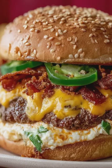 Jalapeño Popper Smashburger 🧀🥓