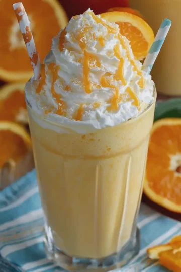 Orange Creamsicle Milkshake