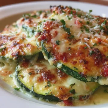 Easy Zucchini Parmesan