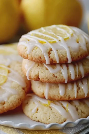Glazed Lemon Cookies