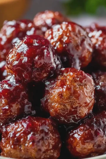 Grape Jelly Meatballs