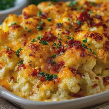 Cheesy Cauliflower Casserole