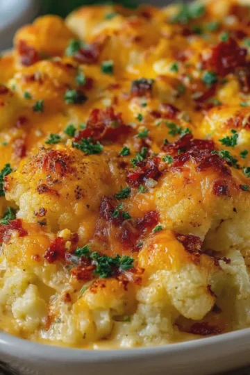 Cheesy Cauliflower Casserole