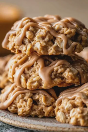 No-Bake Peanut Butter Oatmeal Cookies